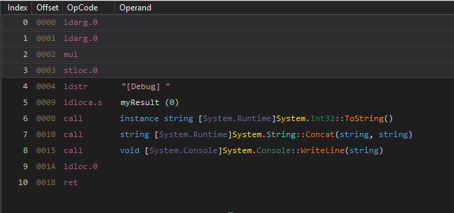 Een decompiled method